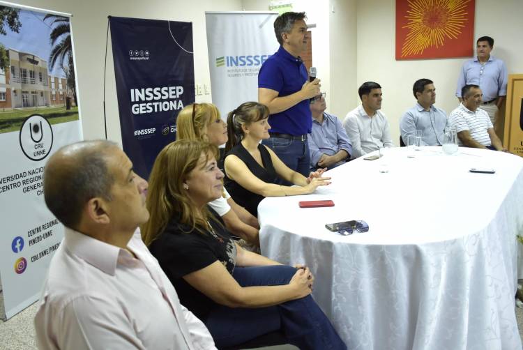 “INSSSEP GESTIONA” LLEGÓ A PINEDO CON EL ACOMPAÑAMIENTO DEL GOBERNADOR 