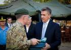 EL GOBERNADOR ZDERO ACOMPAÑÓ LA ASUNCIÓN DEL NUEVO COMANDANTE DE LA TERCERA BRIGADA DE MONTE, CRISTIAN CELLI