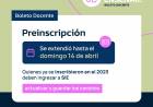 EL GOBIERNO PROVINCIAL EXTENDIÓ LA PREINSCRIPCIÓN PARA ACCEDER AL BOLETO DOCENTE