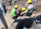 QUITILIPI: SAMEEP REPARÓ CAÑERÍA DE IMPULSIÓN DE LA RED CLOACAL