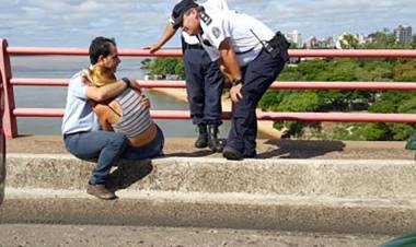 CORRIENTES: VOLUNTARIADO: JÓVENES EVANGÉLICOS RECORREN EL PUENTE PARA EVITAR SUICIDIOS