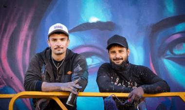 RECTA FINAL PARA EL MURAL MÁS GRANDE DE LA HISTORIA DE MAR DEL PLATA