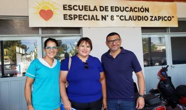 VILLA ÁNGELA: SEGUIRÁ TRASLADANDO ALUMNOS A LA ESCUELA DE EDUCACIÓN ESPECIAL CLAUDIO ZAPICO