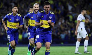BOCA SUPERÓ A TRINIDENSE Y LOGRÓ SU PRIMERA VICTORIA EN LA COPA SUDAMERICANA