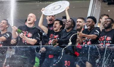 BUNDESLIGA: BAYER LEVERKUSEN SALIÓ CAMPEÓN Y ROMPIÓ LA RACHA DEL BAYERN