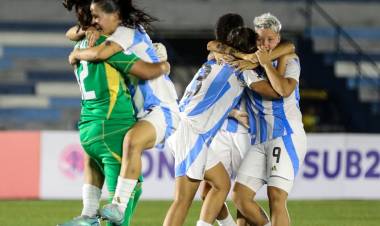 FÚTBOL FEMENINO: LA SELECCIÓN ARGENTINA SE CLASIFICÓ AL MUNDIAL SUB 20