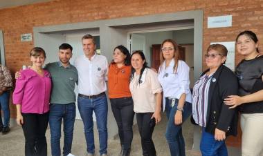 EL GOBERNADOR ZDERO HABILITÓ EL NUEVO ALBERGUE DE LA E.E.P. N°614 EN EL PARAJE SAN TELMO DE TACO POZO