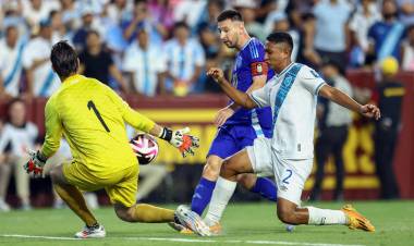 ARGENTINA GOLEÓ A GUATEMALA ANTES DE INAUGURAR LA COPA AMÉRICA 2024