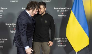 CUMBRE POR LA PAZ: FUERTE RESPALDO DE JAVIER MILEI A UCRANIA Y ENOJO DE LA DIPLOMACIA RUSA