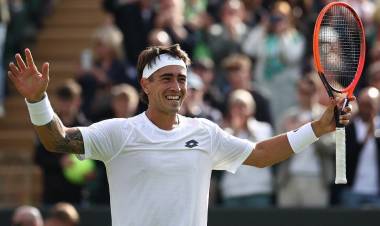 COMESAÑA RIMA CON HAZAÑA: ELIMINÓ AL 6 DEL MUNDO EN WIMBLEDON