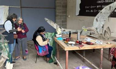 ESCULTURA TEXTIL INSPIRADA EN LA NATURALEZA, MILAGROS TEJERINA EN LA BIENAL DEL CHACO