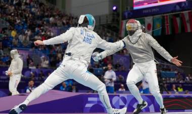 EL ESGRIMISTA PASCUAL DI TELLA PERDIÓ Y QUEDÓ FUERA DE LOS JUEGOS OLÍMPICOS