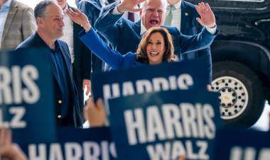 KAMALA HARRIS HIZO CAMPAÑA EN PENSILVANIA EN LA PREVIA DE LA CONVENCIÓN DEMÓCRATA