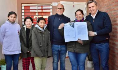 MARGARITA BELÉN: 27 VIVIENDAS CON LAS OBRAS DE INFRAESTRUCTURA ESENCIALES