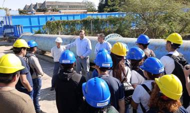 COMPLEJO DE PLANTAS POTABILIZADORAS-BARRANQUERAS: SAMEEP REALIZÓ UNA VISITA GUIADA A ESTUDIANTES DE NIVEL SECUNDARIO