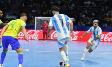 MUNDIAL DE FUTSAL: ARGENTINA NO PUDO CON BRASIL EN LA FINAL