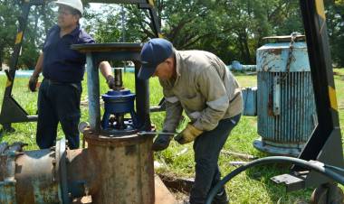 SAMEEP REALIZÓ TAREAS DE MANTENIMIENTO EN LAS CISTERNAS DE VILLA MONONA Y SUR PARA MEJORAR EL SERVICIO DE AGUA POTABLE