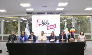 CHACO TENDRÁ BOLETÍN OFICIAL 100% ONLINE, TRANSPARENCIA Y SE GESTIONARÁN PUBLICACIONES VÍA WEB, LAS 24 HS