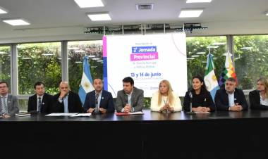 EL GOBIERNO PROVINCIAL PRESENTÓ LA 2ª JORNADA DE DERECHO MUNICIPAL Y POLÍTICAS PÚBLICAS QUE SE REALIZARÁ EN SÁENZ PEÑA