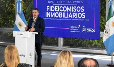 EL GOBERNADOR ZDERO LANZÓ EL BANCO DE PROYECTOS PRIVADOS DE  FIDEICOMISOS INMOBILIARIOS  