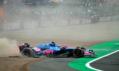 FÓRMULA 1: COLAPINTO Y UN ERROR QUE DOLIÓ EN SILVERSTONE