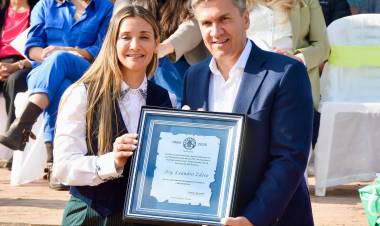 CON INAUGURACIÓN DE MÚLTIPLES OBRAS: ZDERO Y PANZARDI CELEBRARON UN NUEVO ANIVERSARIO DE LAGUNA BLANCA