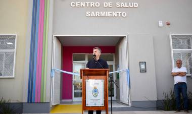OBRAS QUE CAMBIAN VIDAS: EL GOBERNADOR ZDERO INAUGURÓ EL NUEVO CENTRO DE SALUD DEL BARRIO SARMIENTO, EN CASTELLI