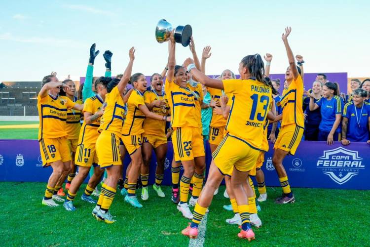 LAS GLADIADORAS DE BOCA, CAMPEONAS DE LA COPA FEDERAL
