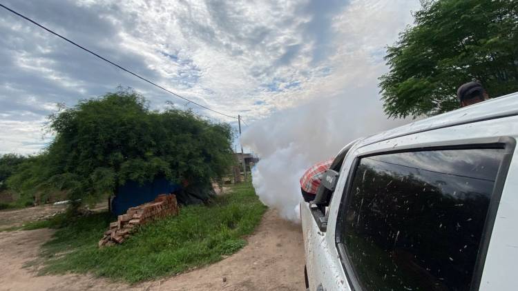 MUNICIPALIDAD DE VILLA ÁNGELA: SECRETARÍA DE AMBIENTE INTENSIFICA TAREAS DE FORESTACIÓN Y FUMIGACIÓN EN LA CIUDAD
