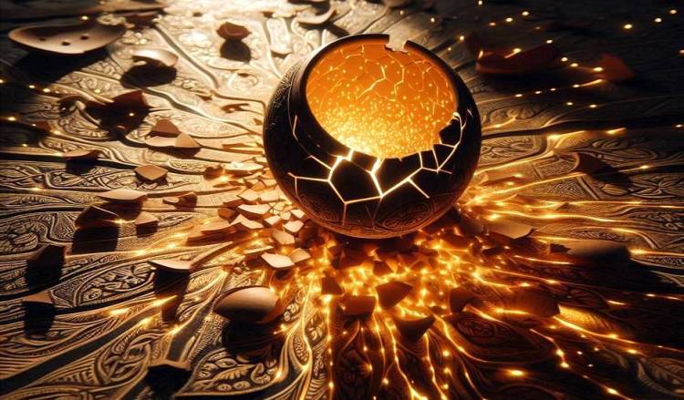 LUZ INMENSA EN VASOS ROTOS DE BARRO