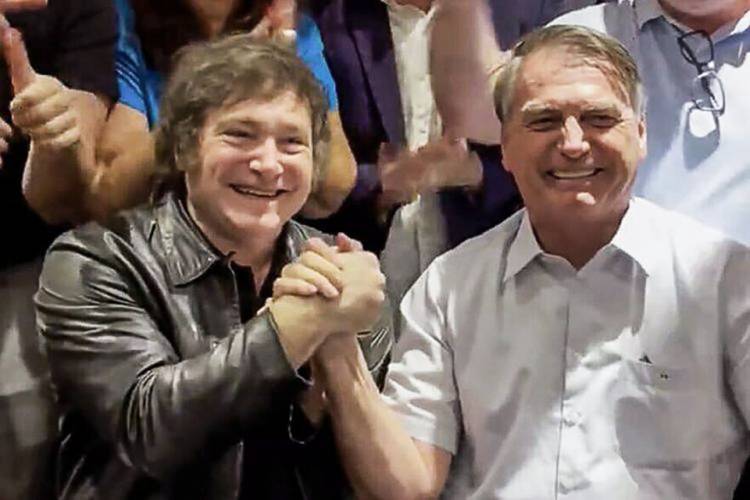 JAVIER MILEI VIAJA A BRASIL PARA ABRAZARSE CON JAIR BOLSONARO