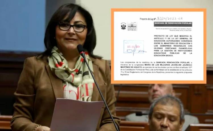 PERÚ: PROYECTO DE LEY BUSCA EQUIPARAR IGLESIA EVANGÉLICA Y CATÓLICA EN LA GESTIÓN DE COLEGIOS PÚBLICOS