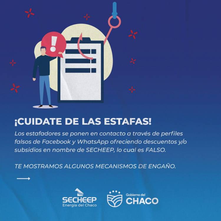 SECHEEP ALERTA SOBRE NUEVAS MODALIDADES DE ESTAFAS TELEFÓNICAS Y POR REDES SOCIALES