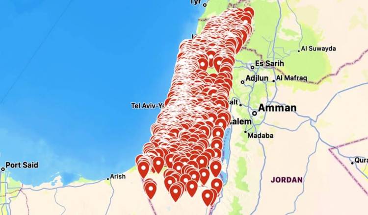IRÁN LANZA 200 MISILES SOBRE ISRAEL EN UN ATAQUE SIN PRECEDENTES