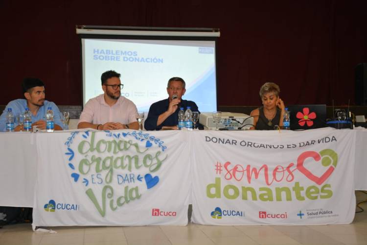 LA LEGISLATURA  Y EL CUCAI RECORREN EL INTERIOR PROVINCIAL PARA CONCIENTIZAR SOBRE LA DONACIÓN DE ÓRGANOS