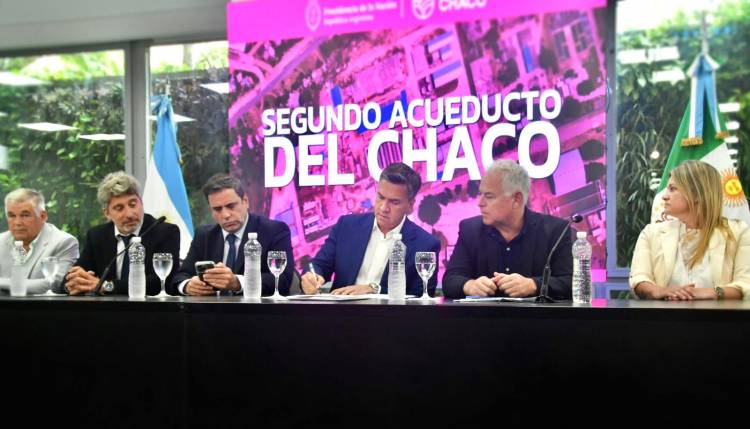 SEGUNDO ACUEDUCTO: NACIÓN Y PROVINCIA JUNTOS, PARA TERMINAR TANTOS AÑOS DE ESPERA Y PROMESAS