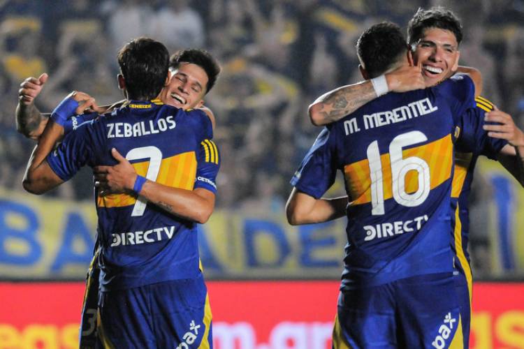 A BOCA LE TOMÓ UN TIEMPO PONER LA MÁQUINA EN MARCHA PERO GOLEÓ