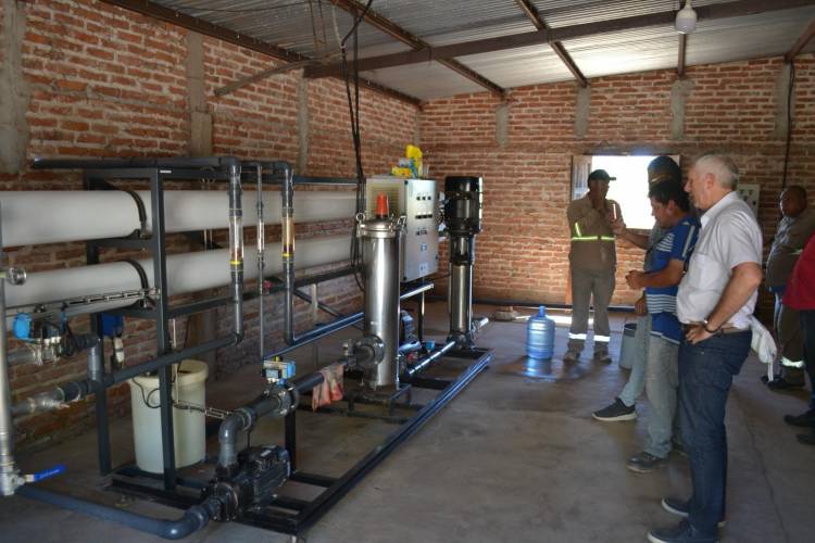 CONCEPCIÓN DEL BERMEJO: SAMEEP EJECUTA ACCIONES PARA ABASTECER CON UN MAYOR CAUDAL DE AGUA POTABLE