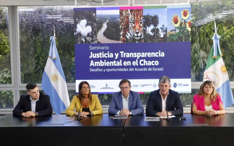 EL GOBIERNO DEL CHACO INVITA AL SEMINARIO SOBRE JUSTICIA Y TRANSPARENCIA AMBIENTAL 