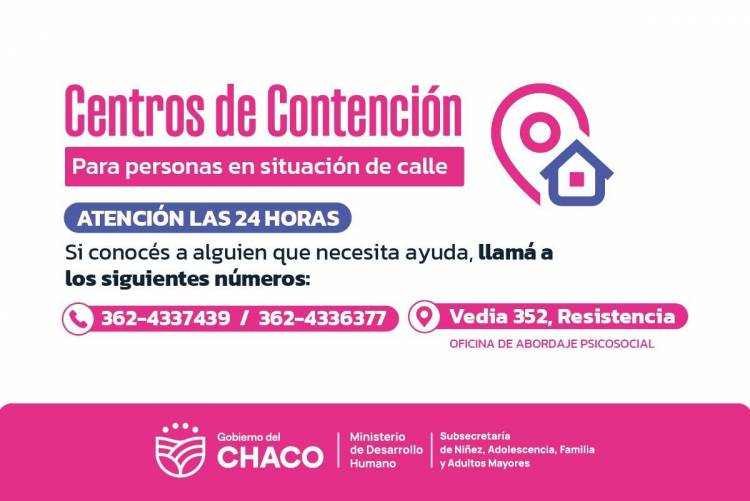 DESARROLLO HUMANO REFUERZA LA CONTENCIÓN INTEGRAL PARA PERSONAS EN SITUACIÓN DE CALLE